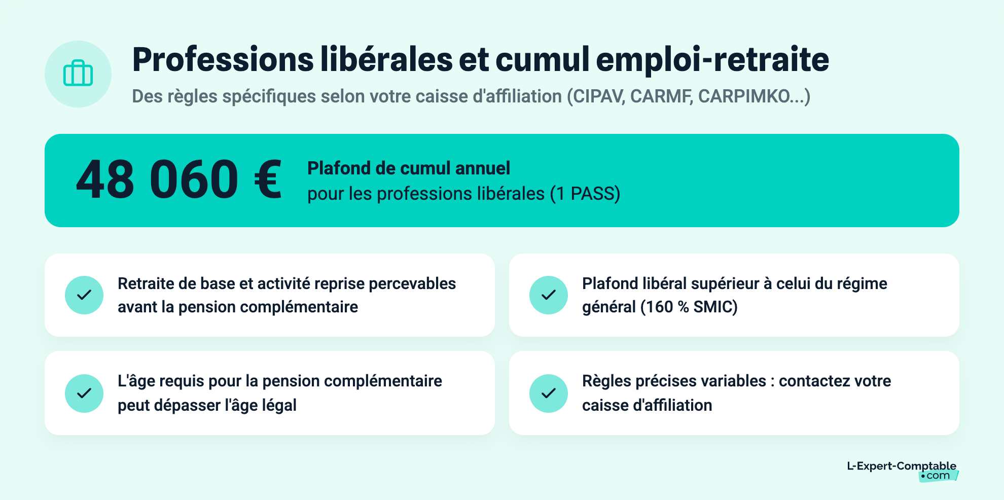 Professions libérales et cumul emploi-retraite